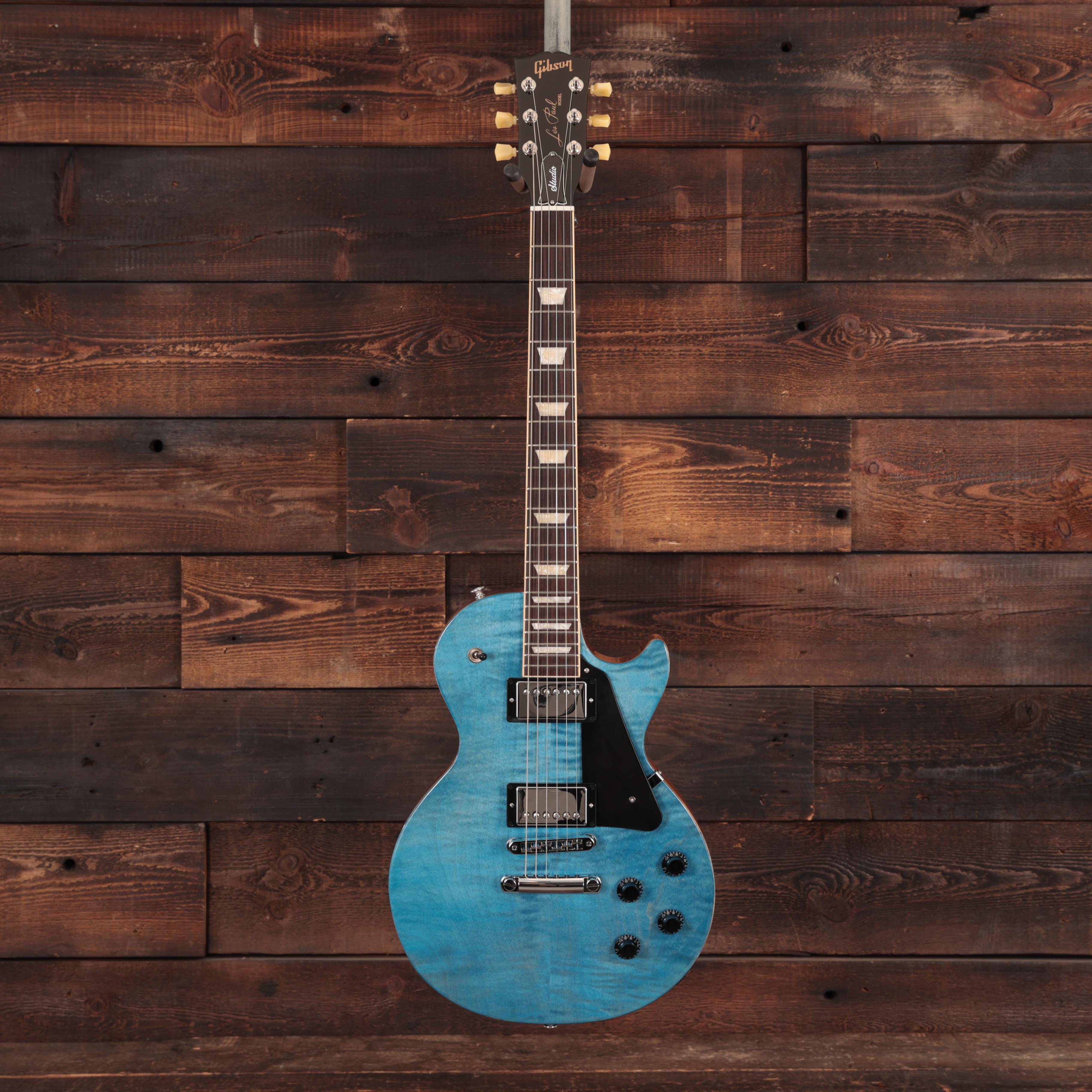 Gibson Les Paul Studio Figured in Ocean Blue - Andertons Music Co.